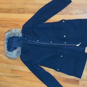 J Crew Mercantile Faux Fur Hooded Parka